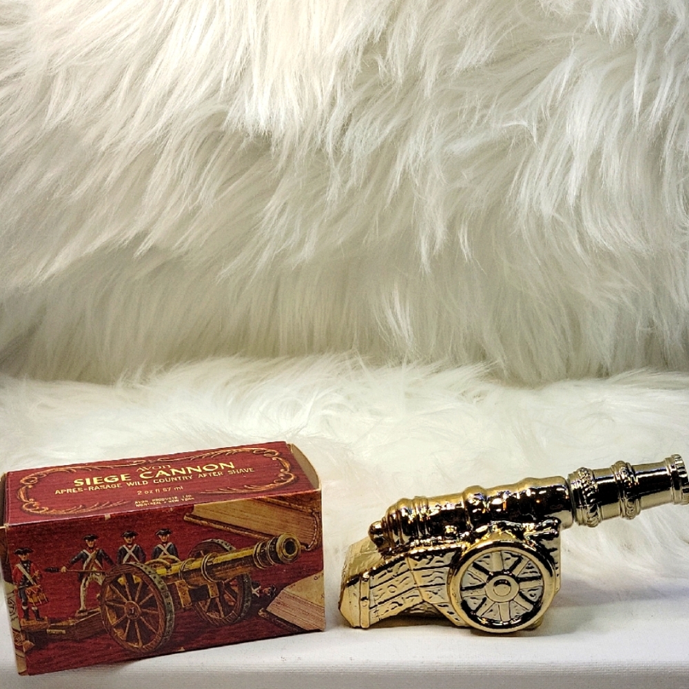 3/$25 Avon Vintage Siege Cannon